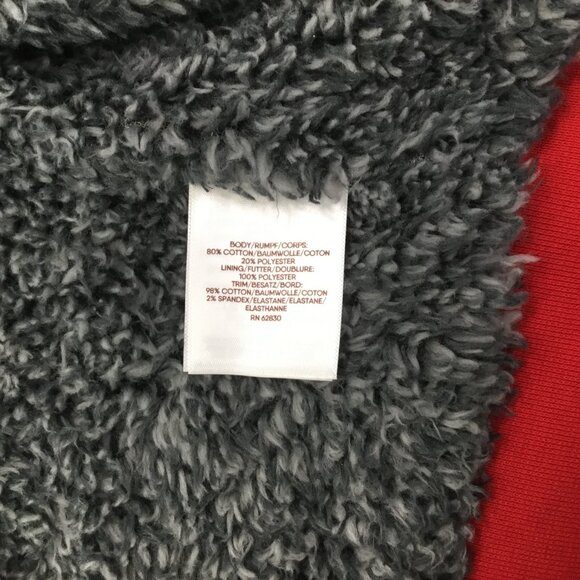 Blake Shelton X Lands End Hooded Jacket Full Zip Red Plaid XLT Tall Sherpa Lined - Picture 10 of 11